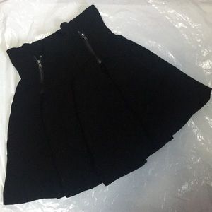H&M Black Peplum / Skater Skirt.